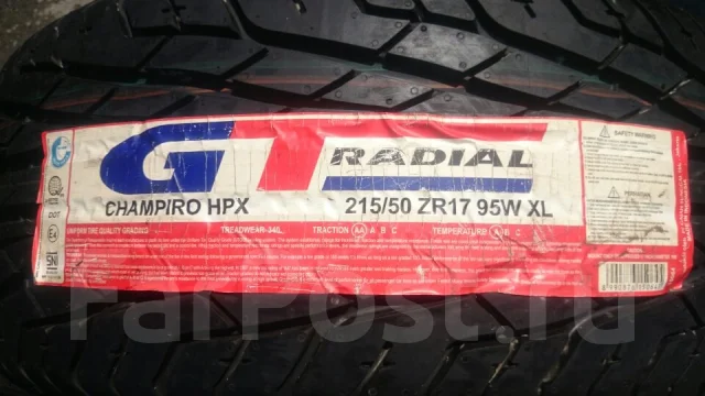 GT Radial Champiro HPX. ������, 2012 ���, ����� ����