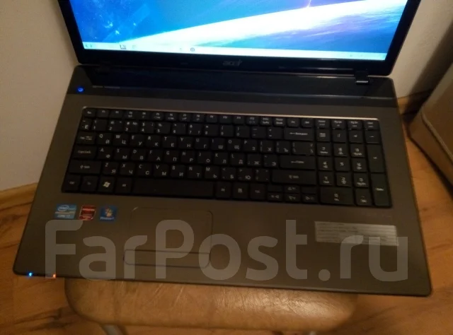 Acer Aspire 7750G-2676G76Mnkk. 17.3", 3,1����, ��� 4 ��, ���� 500���, WiFi: 1, Bluetooth: 1, ����������� �� 4��. ����