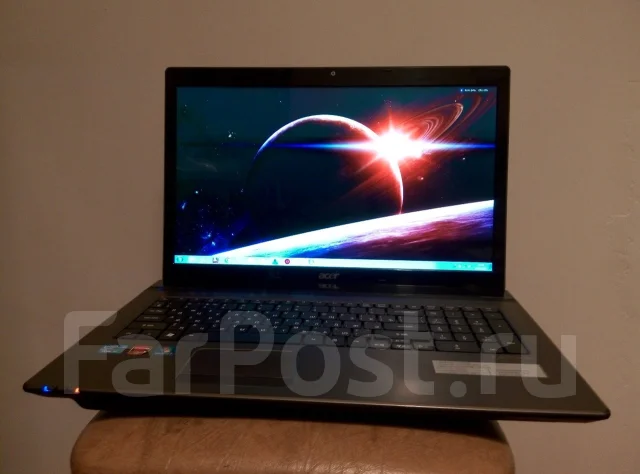 Acer Aspire 7750G-2676G76Mnkk. 17.3", 3,1����, ��� 4 ��, ���� 500���, WiFi: 1, Bluetooth: 1, ����������� �� 4��. ����