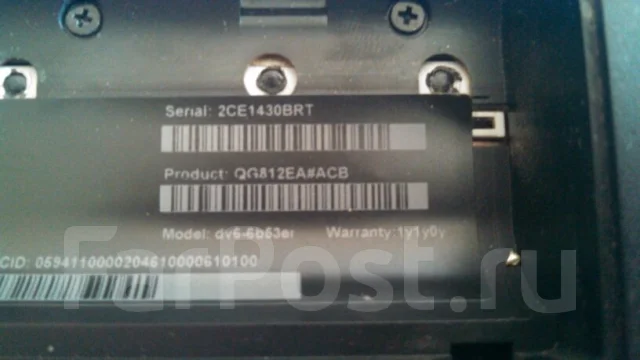 HP Pavilion dv6-6b53er. ��� 8 ��, ���� 250���, WiFi: 1, Bluetooth: 1, ����������� �� 4��. ����
