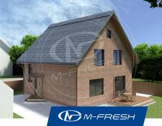 M-fresh Anderson (Готовый проект компактного дома с мансардой). 100-200 кв. м., 1 этаж, 3 комнаты, кирпич