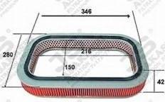 Фильтр воздушный. Honda Vigor, E-CA5, E-CA1 Honda Accord, E-CA5, E-CA1 Honda Accord Aerodeck, E-CA1 Honda Today, M-JW4, M-JW3, V-JW3, E-JA2, E-JA3, V...