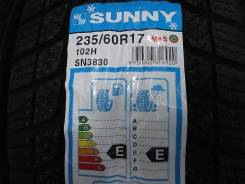 Sunny SN3830. Зимние, без шипов, 2014 год, без износа, 4 шт