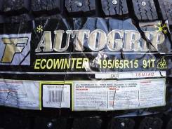Autogrip Ecowinter. Зимние, шипованные, 2014 год, без износа, 1 шт