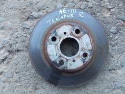 Диск тормозной. Toyota Sprinter Carib, AE111, AE111G