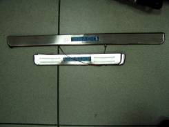 Накладка на порог. Toyota Land Cruiser Prado, TRJ125, RZJ120, KDJ125, GRJ120, TRJ120W, KZJ120, KDJ121, RZJ125, VZJ120, RZJ120W, KDJ120W, KDJ121W, VZJ1...