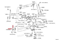 ЗАЩЕЛКА ДВЕРИ TOYOTA 6729428010