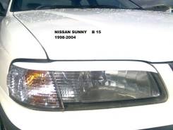 Накладка на фару. Nissan Sunny, B15