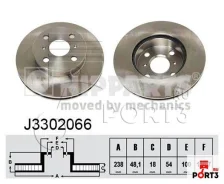 ���� ��������� FR Corolla AE95, EE100 87-92 D238 ��54 43512-12250 ����