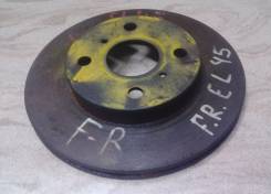 Диск тормозной. Toyota: Tercel, Corsa, Cynos, Corolla II, Paseo, Starlet Двигатели: 5EFE, 1NT, 4EFE, 2E, 3EE, 2EE, 1E, 4EF, 1N