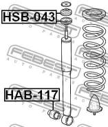 Втулка. Honda Accord Aerodeck Honda Prelude, BA8, BA9, BB1, BB4, BB5, BB6, BB7, BB8 Honda Accord, CD3, CD4, CD5, CD6, CD7, CD8, CE1, CF2 Honda HR-V, G...