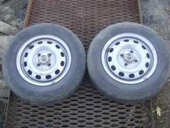 Колеса Dunlop SP70 175/70 R13 на штампованных дисках, пара. 5.0x13 4x100.00 ЦО 54,0 мм.