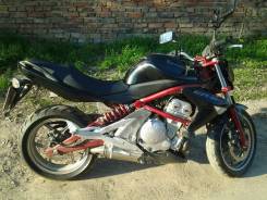 Kawasaki ER-6n. 650 куб. см., исправен, птс, с пробегом