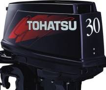 Tohatsu. 30,00 л.с., 2х тактный, бензин, нога S (381 мм), Год: 2015 год. Под заказ