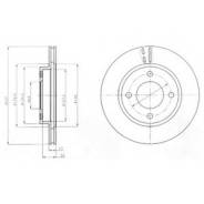 Диск тормозной. Suzuki Kei, HT51S, HT81S, HN12S, HN22S, HN11S, HN21S Suzuki Swift, HN12S, HN11S, HT81S, HN22S, HT51S, HN21S Suzuki Chevrolet Cruize, H...