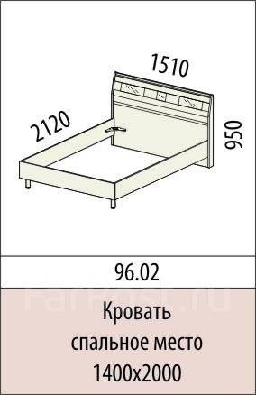 Кровать полутороспальная ширина полутороспальная размеры