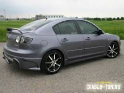 Обвес кузова аэродинамический. Mazda Mazda3