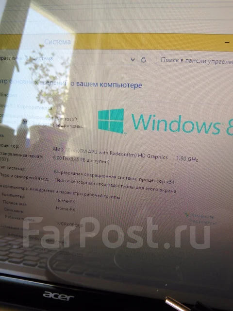 Acer Aspire V3-551G. 15.6", 2 800����, ��� 6 ��, ���� 500���, WiFi: 1, Bluetooth: 1, ����������� �� 4��. ����