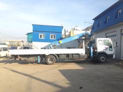 Daewoo Novus. 4x2 с краном Dongyang SS2036, 11 051 куб. см., 9 000 кг.