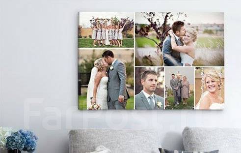 Коллаж из свадебных фотографий на стену (37 фото)