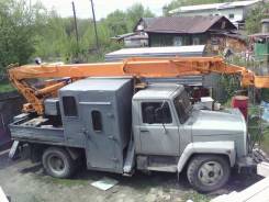 ГАЗ 3307. Автовышка 17 метров (телескопическая), 4 250 куб. см., 17 м.