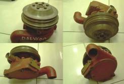 Помпа водяная D2366 / DAEWOO DH280-3 / 65.06500-6125 / 65065006125 / 2 ручья / экскаватор