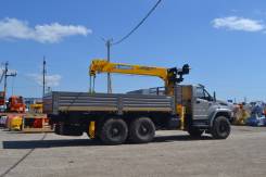Урал 4320. КМУ УРАЛ NEXT 4320-6952-74Г38 +Soosan SCS736LII верх. упр. + борт стал, 7 400 куб. см., 12 500 кг.
