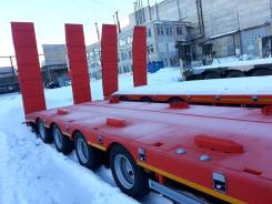 Texoms. Раздвижной телескоп 50 тонн 4 оси полуприцеп 2018, 48 000 кг.