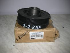 Шкив коленвала. Toyota: Dyna, Hiace, Hilux Surf, Innova, Land Cruiser Prado, Fortuner, Hilux, Kijang Двигатели: 2KDFTV, 1KDFTV