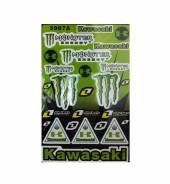 Наклейки на пластик мотоцикла «Monster» «Тип 3» 28*43 см