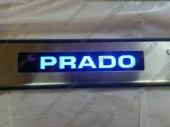 Накладка на порог. Toyota Land Cruiser Prado, TRJ125, RZJ120, LJ125, KDJ125, GRJ120, TRJ120W, KZJ120, KDJ121, RZJ125, VZJ120, RZJ120W, KDJ120W, LJ120...