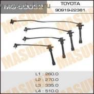 Высоковольтные провода. Toyota Carina, AT211 Toyota Corona, AT211, AT210 Toyota Caldina, AT211, AT191 Двигатели: 7AFE, 4AFE