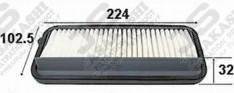 Фильтр воздушный. Subaru Vivio, KK3, KK4 Subaru Vivio T-TOP, KY3 Subaru Domingo, FA7, FA8 Двигатель EN07E