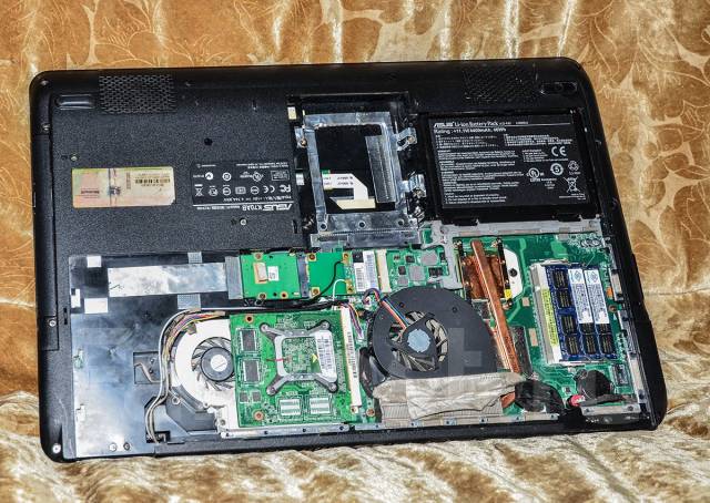 Asus k50af нет изображения