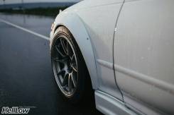Weds TC105N; Hankook Ventus RS3. 9.5/10.5x18 5x114.30 ET10/12 ЦО 70,1 мм.
