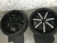 Продаю литье R24 Lexani и шесть шин Nitto Invo. 9.5x24 5x114.30 ЦО 73,0 мм.