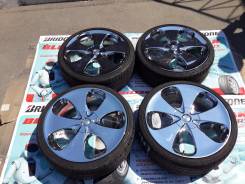 Дикий сияющий хром Bridgestone R19 4/5x114,3 + шины бонусом. 7.5x19 4x114.30, 5x114.30 ET53