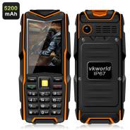 VKworld Stone V3 GSM телефон - 2,4-дюймовый дисплей, 5200 мАч. Новый