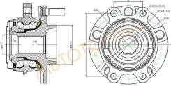 Ступица. Nissan Murano, TNZ51 Nissan Teana, TNJ32, J32 Двигатели: QR25DE, VQ25DE