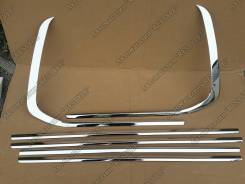 Молдинг лобового стекла. Toyota Land Cruiser, GRJ200, J200, URJ200, URJ202, URJ202W, UZJ200, UZJ200W, VDJ200 Lexus LX570, URJ202, URJ201, URJ201W Двиг...