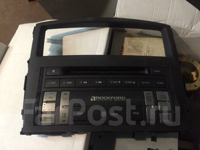 Магнитола Pajero 4 Rockford, другой, б/у, в наличии. Цена: 2 990₽ во ...