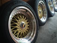 Колёса BBS rs 4x100 r16 10j (+20). + резина Radial nexen 225/50. 10.0x16 4x100.00 ET20