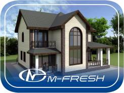 M-fresh Fazenda (Проект дома для яркой жизни за городом! ). 200-300 кв. м., 2 этажа, 5 комнат, бетон