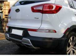 Накладка на бампер. Kia Sportage