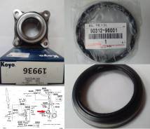 Подшипник ступицы. Lexus GX460, GRJ158, URJ150 Lexus GX400, GRJ158, URJ150 Lexus GX470, UZJ120 Lexus LX470, UZJ100 Toyota: Land Cruiser, FJ Cruiser, F...