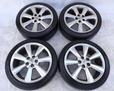 Оригиналы Toyota на лете Dunlop 225x45xR18. 8.0x18 5x114.30 ET50 ЦО 65,1 мм.