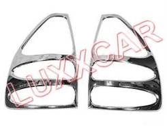 Накладка на стоп-сигнал. Toyota Land Cruiser Prado, GRJ120W, GRJ121W, KDJ120W, KDJ121W, KDJ125W, RZJ120W, RZJ125W, TRJ120W, TRJ125W, VZJ120W, VZJ121W...