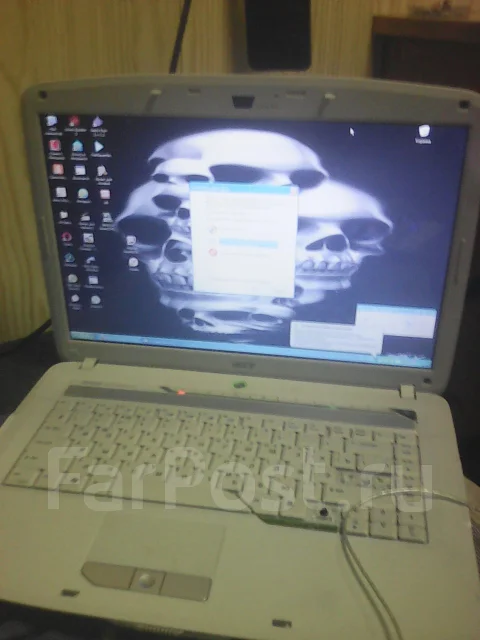 Acer Aspire 5520. 12", 2����, ��� 3072 ��, ���� 200���, WiFi: 1, Bluetooth: 1, ����������� �� 2��. ����