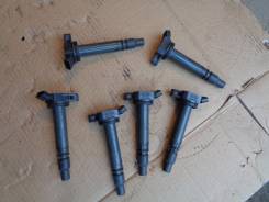 Катушка зажигания. Toyota: iQ, GS300, IS350, Tundra, IS250, Mark X, GS30, GS350, Land Cruiser, IS300, Reiz, GS450H, Harrier, Land Cruiser Prado, Sequo...