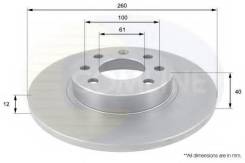 Тормозной диск передний VOLVO 440 460 480 solid в остатке 1 шт ScanTech 20,301